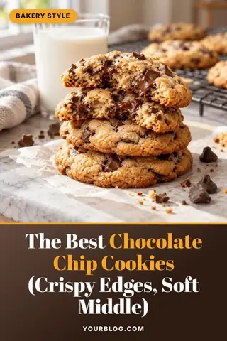Baking – free food Pinterest pin template