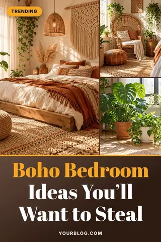 Style guide – free home decor Pinterest pin template