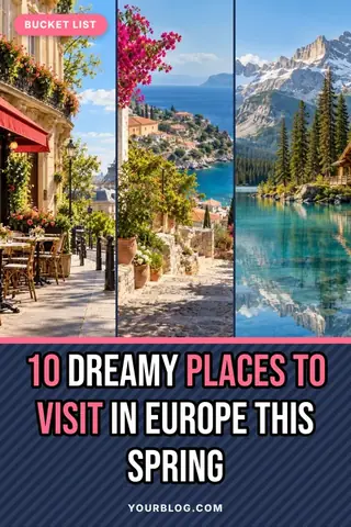 Destinations – free travel Pinterest pin template