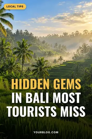 Hidden gems – free travel Pinterest pin template
