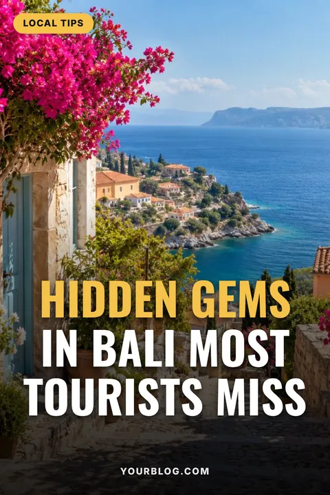 Hidden gems Pinterest pin template for travel bloggers